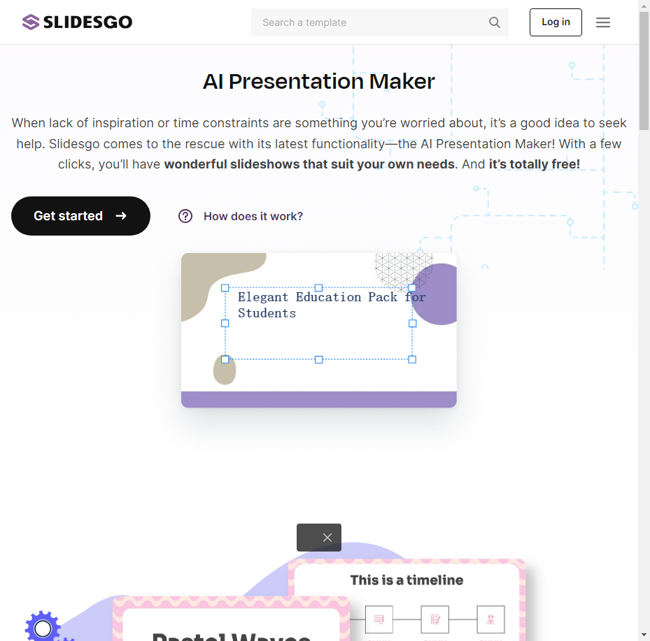 Free AI Presentation Maker | Slidesgo